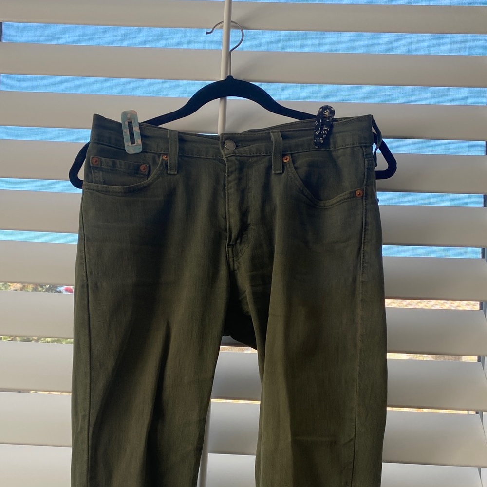 Levi's Men's 511 Straight Jeans in Olive Green